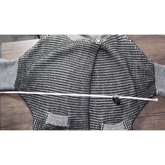 Trina Turk Sweater Capelet Cowl Neck Wrap Closure Short Sleeve S/M - Picture 7 of 12